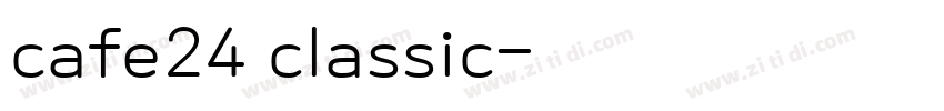 cafe24 classic字体转换